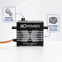 Nuevo Servo para Dron de Fotografía Aérea 2026, 62 kg, XQ-POWER XQ-8060D, Motor sin Núcleo, Carcasa de Aluminio CNC, IP67 Impermeable, Alto Voltaje