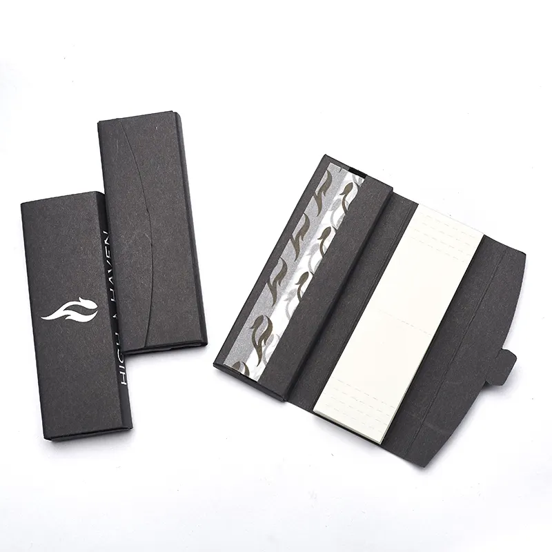 Custom Rolling Paper Smoking King Size Slim With Filter Custom Logo Natural Gum Slow Burning Papers Roll All Options