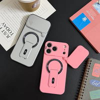 Coques de téléphone magnétiques avec béquille pour iPhone 18 17 Pro Max, étuis 2-en-1 en PC et TPU pour iPhone Air 16 15 Pro