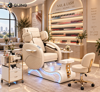 Équipement de salon de beauté : Pompe de vidange pour spa de pieds électrique à jets magnétiques, fauteuil de pédicure pour manucure et salon de nail art