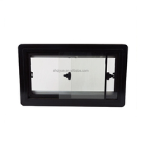 800x500mm Rv Camping-car Camping-car Plat Verre Trempé Fenêtre Coulissante En Option Un Côté ou Deux Côté Coulissant