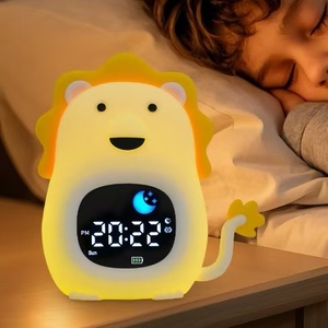 Mặt Trời Mọc OK để đánh thức đồng hồ báo thức snooze ngủ Viện trợ loa âm thanh máy vườn ươm ánh sáng ban đêm trẻ em báo động kép ngủ huấn luyện viên Đồng hồ - Product Image 1