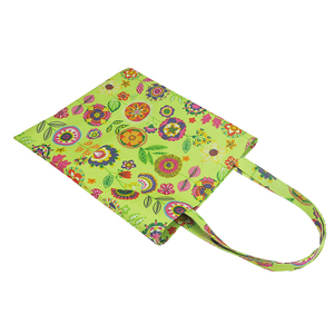 Personnalisé imprimé floral vintage fourre-tout d'épicerie sac à provisions en toile - Product Image 2