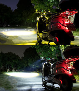 Casco de viento roto para bicicleta, luz pequeña para ciclismo de montaña o carretera, de pie de pato amarillo, nuevo - Product Image 6