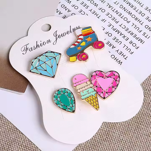 Özelleştirilmiş kişiselleştirilmiş çocuk karikatür çinko alaşım yaka Pin toptan Logo emaye Pin yumuşak sert emaye pimleri - Product Image 1