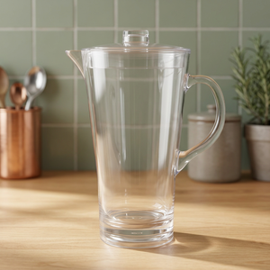 Pot à eau de camping classique écologique en polycarbonate sans BPA de 2,1 L avec poignée - Product Image 3