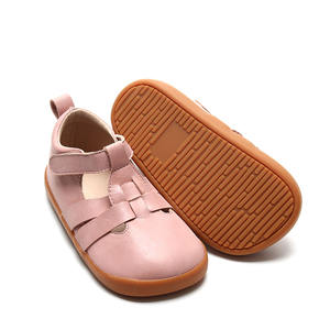 Sandales d'été confortables unisexes pour enfants Chaussures en cuir respirantes - Product Image 5