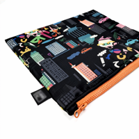 Pochette de rangement zippée décontractée pour voyage, avec logo personnalisé, trousse de toilette, trousse de beauté, sacs organisateurs, pochette de beauté, sac de rangement pour cosmétiques