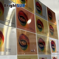 Transfert de chaleur Photo Impression Plaque enduite de métal vierge Longstar BrightSub Sub Sublimation Feuille d'aluminium 0.45mm SCX-SA305 Blanc mat