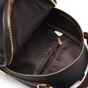Women's Solid Color Casual Sport <b>Backpack</b> Waterproof Shoulder Bag <b>Large</b> Capacity Bag - Product Image 4