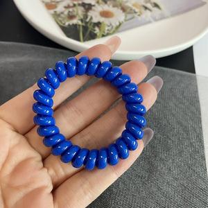 Ivanaze-bandas azules para el pelo para niña, tocado de goma, accesorios para el cabello, <span class=keywords><strong>diadema</strong></span> de línea telefónica, anilla para el cabello para mujer coreana - Product Image 5