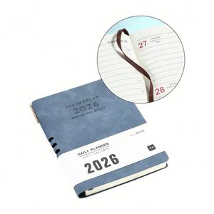 Agenda personnalisable 2026 : Planificateur hebdomadaire, mensuel et annuel, carnet en similicuir A4 - Product Image 4