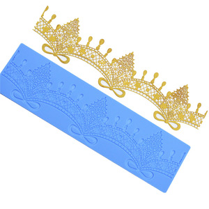 Homesun corona rilievo tappetino <span class=keywords><strong>di</strong></span> pizzo cinturino in Silicone Imprint <span class=keywords><strong>pasta</strong></span> <span class=keywords><strong>di</strong></span> <span class=keywords><strong>zucchero</strong></span> fondente stampo <span class=keywords><strong>torta</strong></span> decorare strumenti <span class=keywords><strong>di</strong></span> cottura - Product Image 4