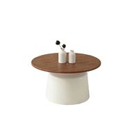 Table d'appoint mobile moderne et élégante, style crème, en bois, pour salon minimaliste, petit meuble de salon