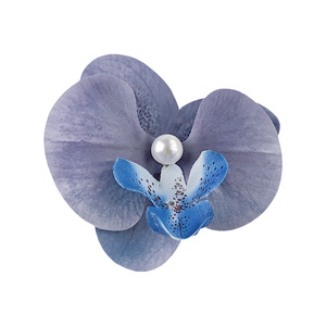 批发沙滩派对装饰花式彩色人造夏威夷花发夹女发饰 - Product Image 6