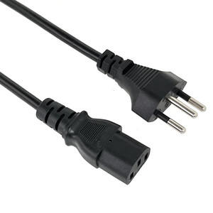 6 pies 1,8 m Original suizo Brasil Suiza enchufe Cable de alimentación de CA para adaptador de ordenador portátil Monitor de cargador - Product Image 5