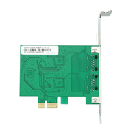 1Gbe 2 puertos PCIE X1 Gigabit RJ45 Puertos duales Servidor PCI-E Tarjeta de red Lan Realtek 8111F