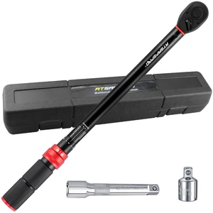 Jeu de clés dynamométriques à entraînement 1/2'', clé dynamométrique pour roues de <span class=keywords><strong>voiture</strong></span> 20-230 Nm avec adaptateur 3/8'' pour voitures, motos, camions - Product Image 1
