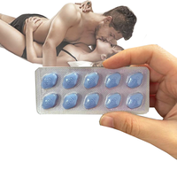 Pastillas Azules para la Salud Dietética a Base de Hierbas con Fórmula Personalizada, MOQ Bajo, Entrega Rápida, Se Ofrece Muestra