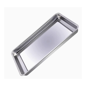 ถาดสแตนเลสคุณภาพสูง ถาดสแตนเลสแบบแบน ถาดสแตนเลสสำหรับเนื้อสัตว์ - Product Image 1