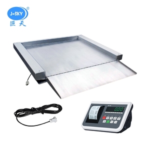 J-sky 견고한 전자 플랫폼 저울 200-600kg 산업용 및 농업용 LCD 디스플레이 디지털 플로어 스케일 - Product Image 2