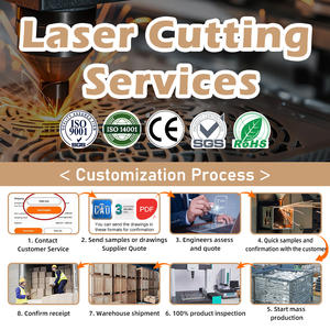 Services de découpe laser sur mesure en usine, découpe laser en acier inoxydable, aluminium, services de découpe laser <span class=keywords><strong>CNC</strong></span>, pièces découpées au laser - Product Image 5