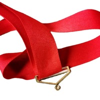 Ruban de 2,5 cm rouge, blanc, bleu et or pour médailles sportives – Vente en gros, personnalisation disponible