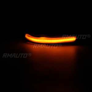 Une paire de clignotants dynamiques à LED pour rétroviseurs latéraux, clignotants séquentiels pour Ford Focus MK3/MK3.5 2011-2018 - Product Image 3