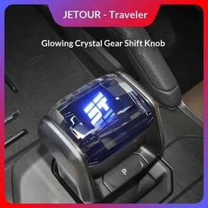 Pommeau de levier de vitesse en cristal modifié pour Chery Jetour Traveler, accessoire automobile avec levier de vitesse lumineux coloré et tête <span class=keywords><strong>OLIVER</strong></span> - Product Image 2
