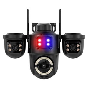 Cámara IP de Seguridad Inalámbrica <span class=keywords><strong>ICSEE</strong></span> de 9MP con Red Wifi, Tres Lentes, Luz Roja y Azul, PTZ para Sistema de Vigilancia Doméstica - Product Image 1