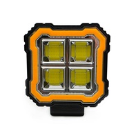 Feux de route LED 4 pouces 12V 25W avec boîtier en aluminium et faisceau combiné spot/flood pour ATV, UTV, voiture, camion