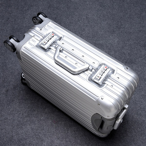 Aluminum Frame <b>Trolley</b> Case 20inch With Universal Wheels Combination Lock Business Travel Carry On <b>Suitcase</b> - Product Image 3