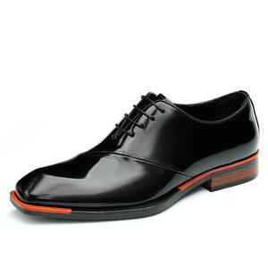 Chaussures en cuir formelles pour hommes, style britannique - cuir véritable - polyvalentes et tendance - chaussures de marié - Product Image 5