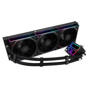 Refroidisseur de processeur Thermalright Frozen 360 BLACK avec trois ventilateurs PWM à 2000 tr/min pour LGA1700 AM5, doté d'une éclairage miroir immersif - Product Image 2