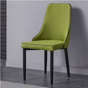 Nouveau mobilier de salle à manger design <span class=keywords><strong>Chaise</strong></span> ding moderne rembourrée en velours - Product Image 4