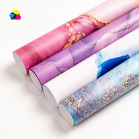 Emballage de cadeaux en papier doré de style rétro galaxie, 50 pièces 52x72cm, mode de luxe, pour mariage, anniversaire, noël, emballage de mouchoirs