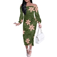 Robes pour femmes à manches courtes, grandes tailles, imprimées sur demande, dernières tendances, imprimé floral botanique hawaïen