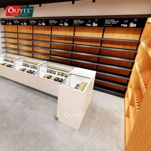 Smoke <b>Shops</b> Supplies Dispensary <b>Shop</b> Display Units Glass <b>Shop</b> Showcase Design Cigarette Stands Led Retail Display Tobacco - Product Image 5