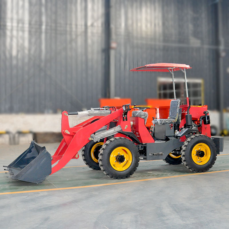 Loading Small Size Mining Shovel Loading Forklift 4 * 4 Loader diesel Type Shovel Small ...