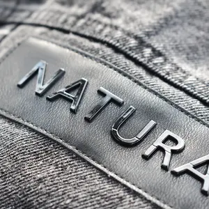 Etiqueta de logotipo de transferência de calor tpu 3d personalizada, roupas da moda, etiqueta de marcação