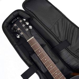 Housse de guitare acoustique rembourrée épaisse, imperméable, avec double sangle réglable, étui de transport pour guitare 40-41 pouces avec boucle de suspension dorsale - Product Image 4