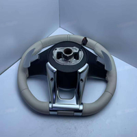 Volant de direction en cuir véritable et fibre de carbone de qualité supérieure pour Mercedes-Benz C200 CLA CLS A45 W204 W213 W219 W222 G500