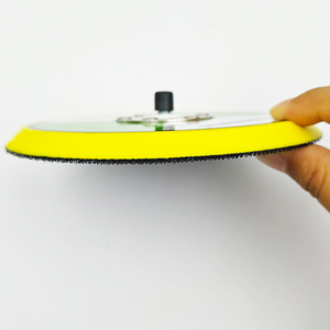 Platorello abrasivo in schiuma da 6 pollici (150 mm) con <span class=keywords><strong>velcro</strong></span> autoadesivo, supporto DA, passo M8 e 5/16 pollici <span class=keywords><strong>per</strong></span> <span class=keywords><strong>levigatrice</strong></span> Festool - Product Image 3