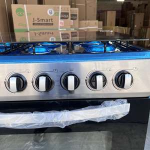 Cuisinière à Gaz Autonome de 75 cm à Prix Compétitif Avec <span class=keywords><strong>Four</strong></span> à Gaz, 6 Brûleurs, Corps en Acier Inoxydable, 220 V 50/60 Hz, Dimensions Net: 750*600*860 mm - Product Image 6