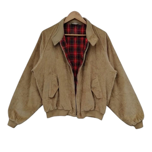 Chaqueta de pana de algodón personalizada, chaqueta bomber forrada de franela a cuadros, chaqueta de estilo británico vintage de peso pesado <span class=keywords><strong>para</strong></span> hombre - Product Image 1