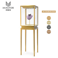 Vitrine à bijoux MASTER professionnelle, anti-poussière, antivol, étanche, 45*45*172cm, taille personnalisée, vitrine d'exposition en verre