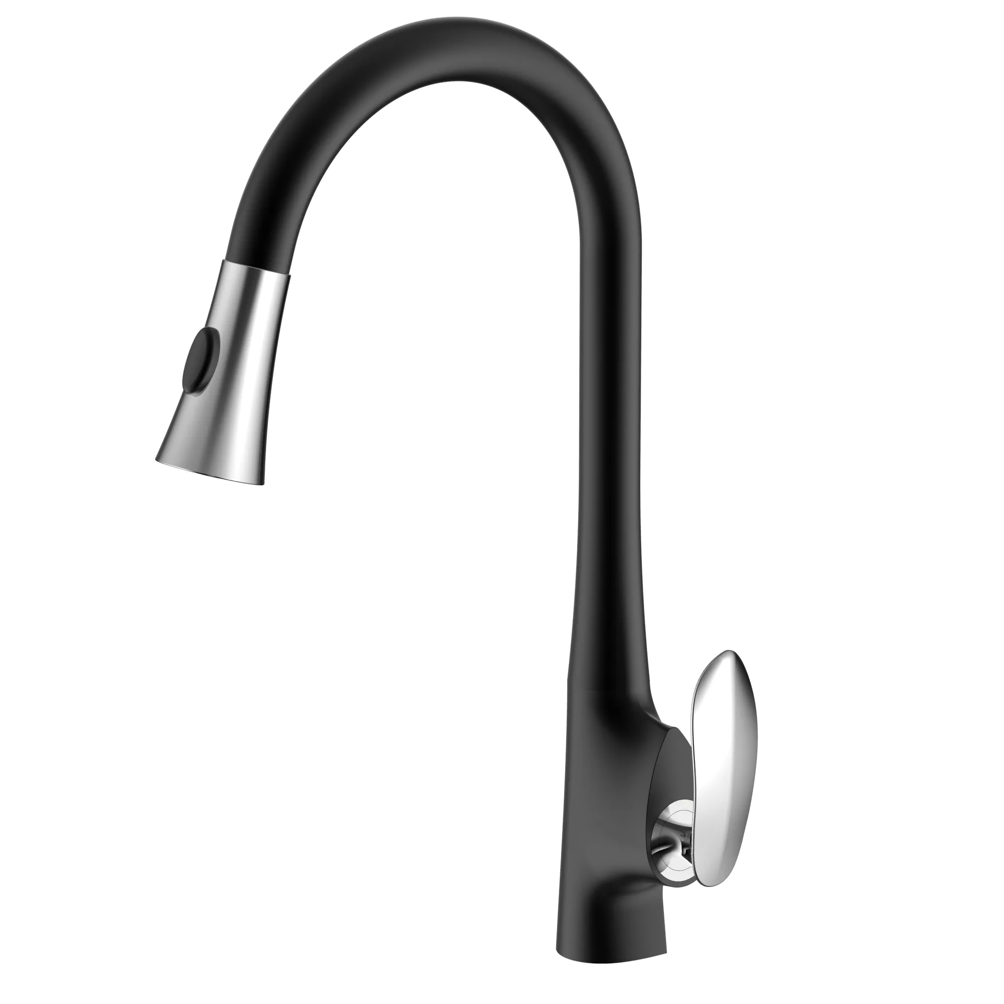 Brushed Rose Gold Kitchen Faucet Single Hole Pull Out Spout Kitchen Sink Mixer Tap Stream Sprayer Head
