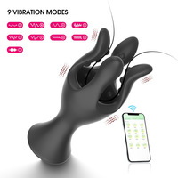 Masseur vibrant pour hommes, divers modes de vibration, entièrement automatique, Godet vibrant pour hommes, Dispositif d'entraînement à quatre griffes