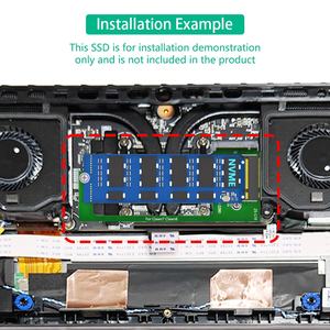 محول توسعة محرك الأقراص الصلبة SSD من 2230 إلى 2280 لـ MSI Claw7 Claw8 محول NVME <span class=keywords><strong>M</strong></span>-Key <span class=keywords><strong>M</strong></span>.<span class=keywords><strong>2</strong></span> PCIE 4.0 - Product Image 6