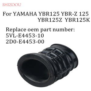 Tuyau de filtre à air de moto, tuyau de raccordement pour Yamaha YBR125 YBR <span class=keywords><strong>125</strong></span> <span class=keywords><strong>Z</strong></span> K, connecteur d'air reliant le carburateur et l'airbox - Product Image 2